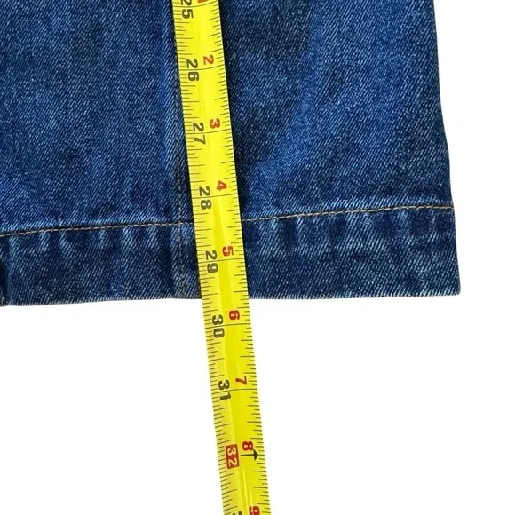 Forever 21 Blue Denim Jeans Dress Straight Sleeveless Belted Girls 11/12 NWT - Picture 2 of 9